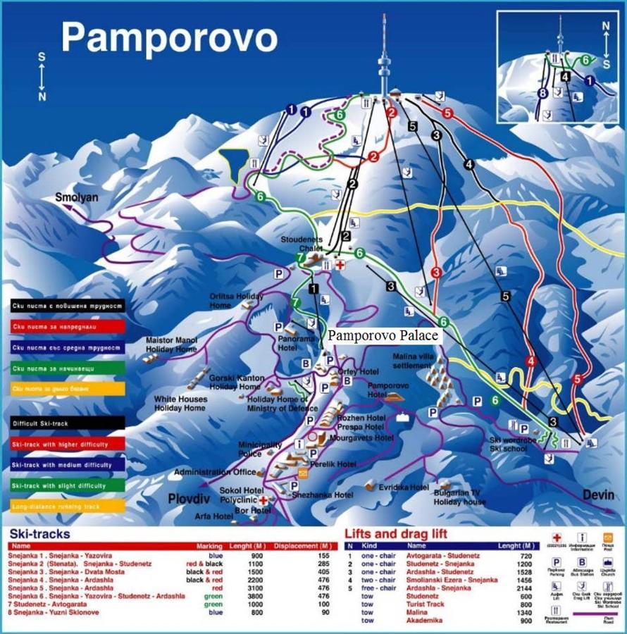 Апартамент Pamporovo Palace Extérieur photo